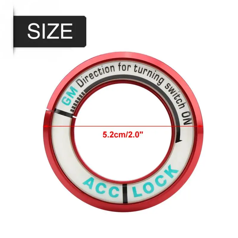 Автомобильный люминесцентный переключатель зажигания кольцо для ключей Крышка