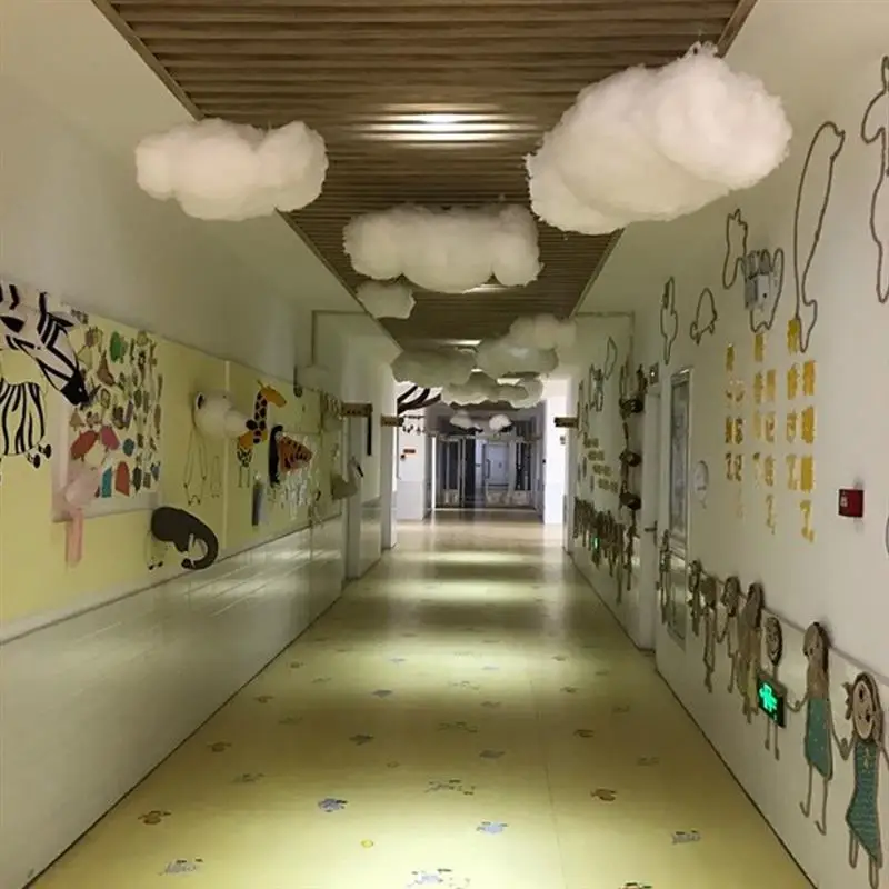 Палатки Decor северных Стиль Cloud капли дождя гирлянды комната ребенка настенные