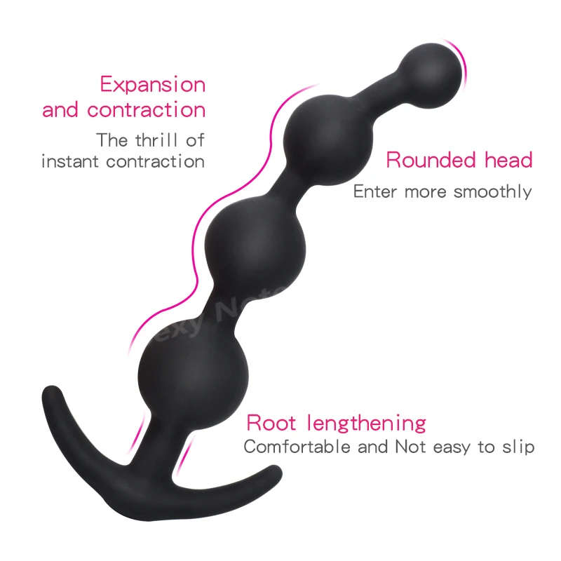 Новинка анальные бусины силиконовая Анальная пробка расширитель анальных