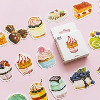 cute scrapbook sticker pocket decoration album diary mobile phone sticker sweet heart cake shaped boxed sticker stationery