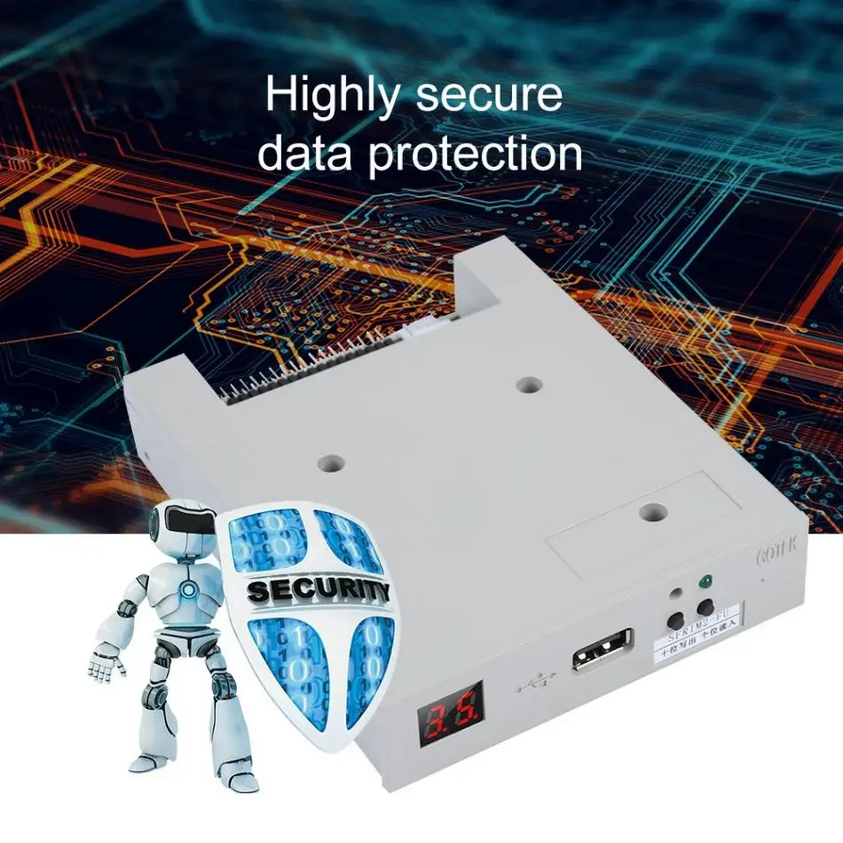 SFR1M2-FU 1,2 MB USB SSD флоппи-накопитель эмулятор Встроенная память Plug and Play Простая установка для плоских вязальных машин