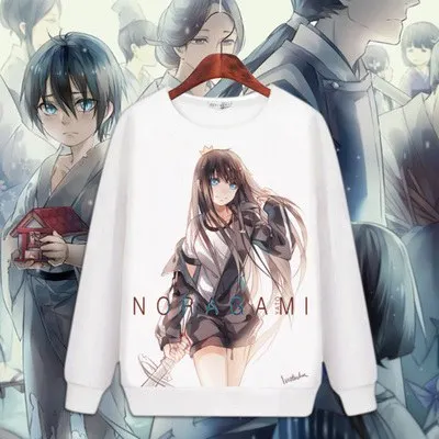 4 Noragami Yato косплей аниме печатных толстовка унисекс с длинным рукавом Iki hijori флисовые топы толстовки для осени - Цвет: 4