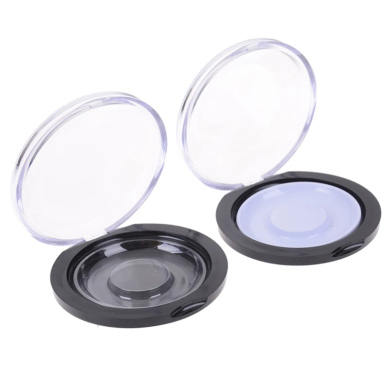 Новая круглая коробка для ресниц 3D черная прозрачная внутренняя опора магнитная