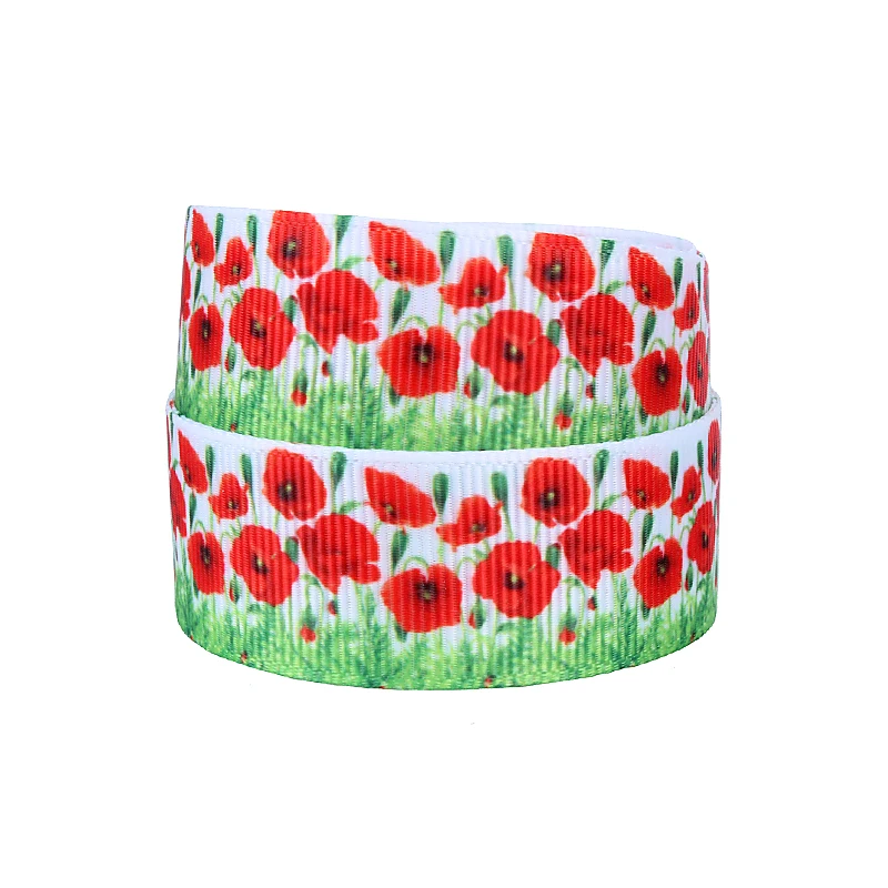 (50 ярдов/партия) Лента Флора Новое поступление красная крошечная фотография