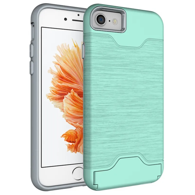 Чехол для Apple iPhone 7 8 с подставкой и держателем карт чехол 8|armor case|case forcase for apple |