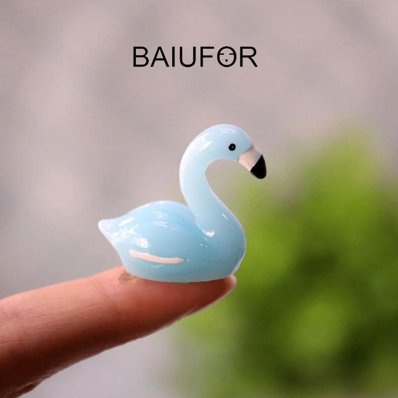 BAIUFOR миниатюрные животные Сказочный Сад Miniaturas микро пейзаж из мха diy Террариум аксессуары фигурки для домашнего декора