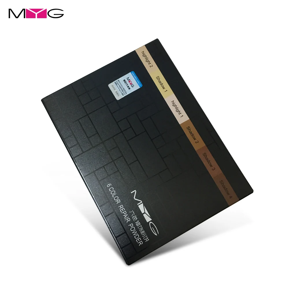 MYG 6 видов цветов консилер пудра осветляющая основа для макияжа светящийся набор