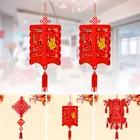 3D Рождественский новый год, креативный китайский фонарь, лампа для украшения дома, модный счастливый декор, праздничный узор, традиционный подарок, Декор