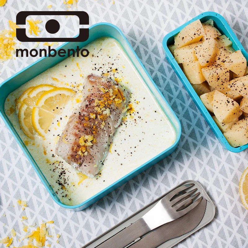 MONBENTO Ланч-бокс 1750 мл микроволновая печь два слоя 3 контейнера для ланч-бокс