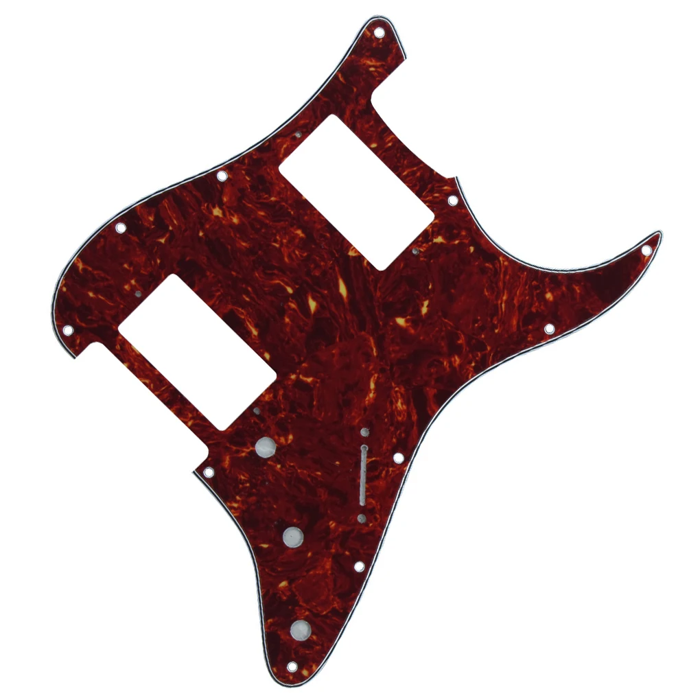 Хамбакер хамбакер для гитары Накладка защиты от царапин HH красная черепаха 4 слоя