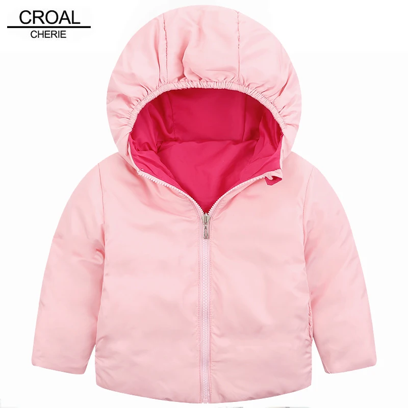 Croal Cherie 90 140 см Двусторонняя детская верхняя одежда для мальчиков зимняя куртка
