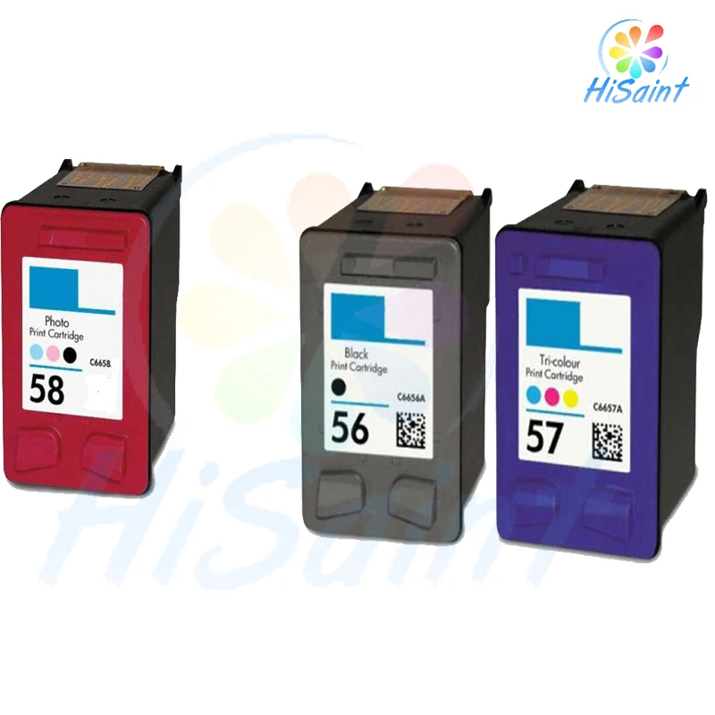 Hisaint по 3 предмета в комплекте совместим C6656 C6657 C6658 чернила для HP с чернилами Deskjet