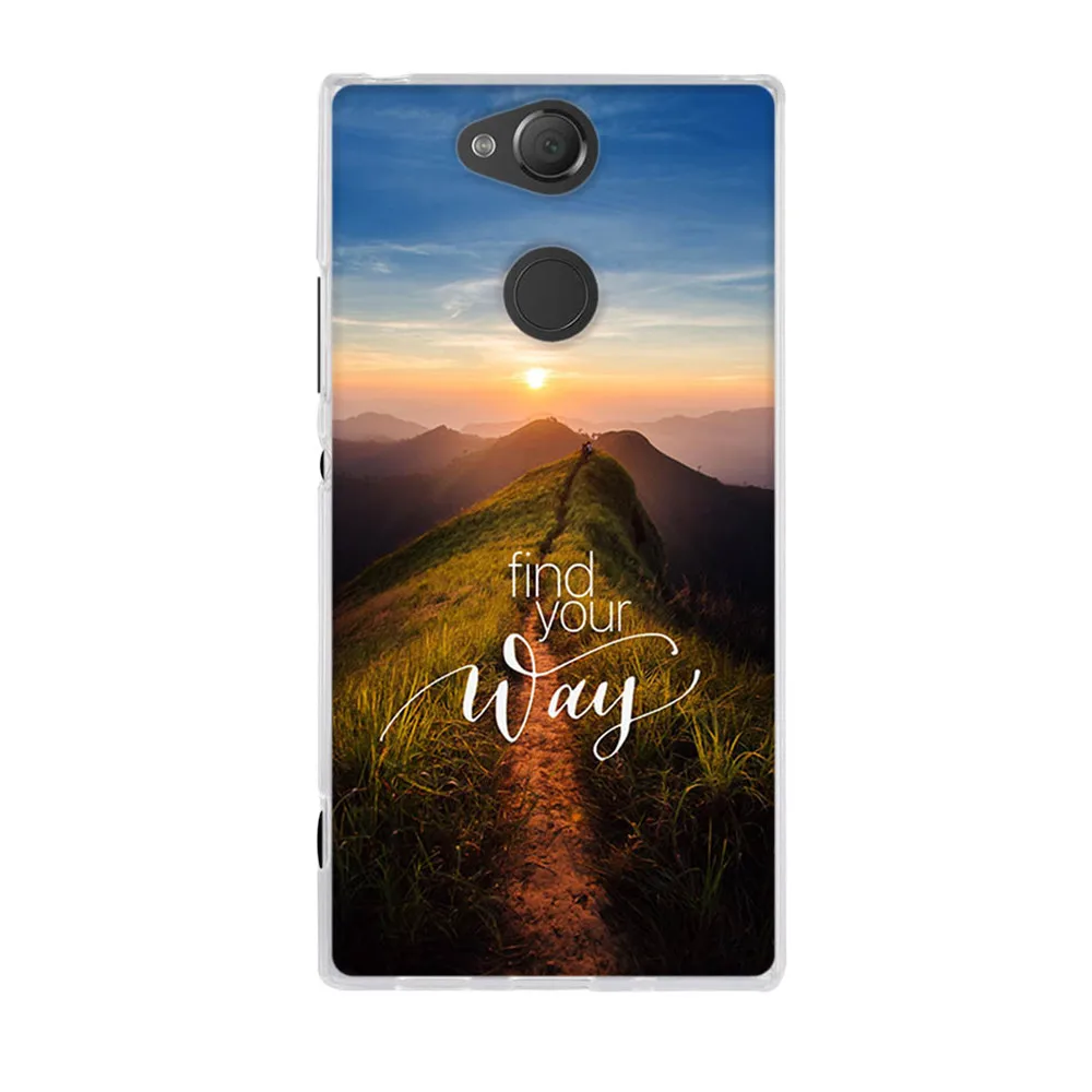 Задняя крышка для sony Xperia XA2, 5,2 дюйма, силиконовый чехол для телефона, для sony Xperia xa2, мягкие ТПУ чехлы для sony Xperia XA2, Fundas Coque - Цвет: 47