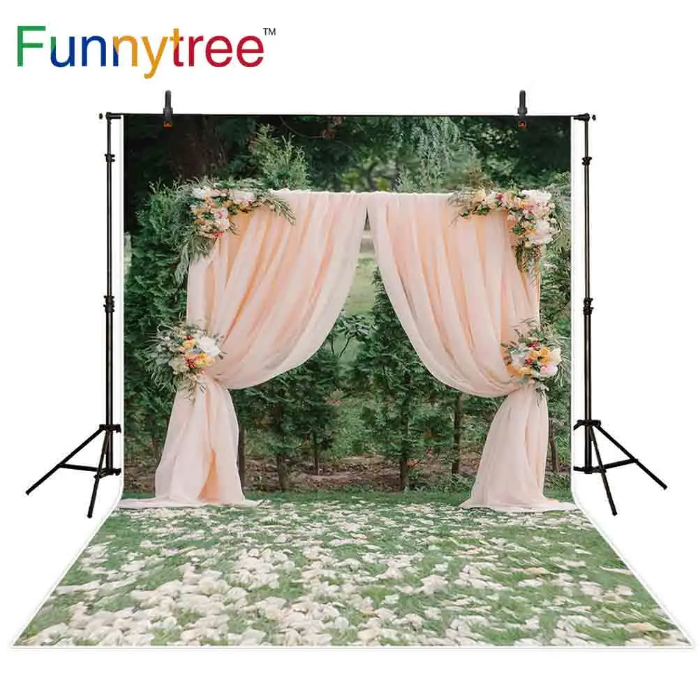 Виниловый фон для фотосъемки в деревенском стиле с лесным цветком фотособудка