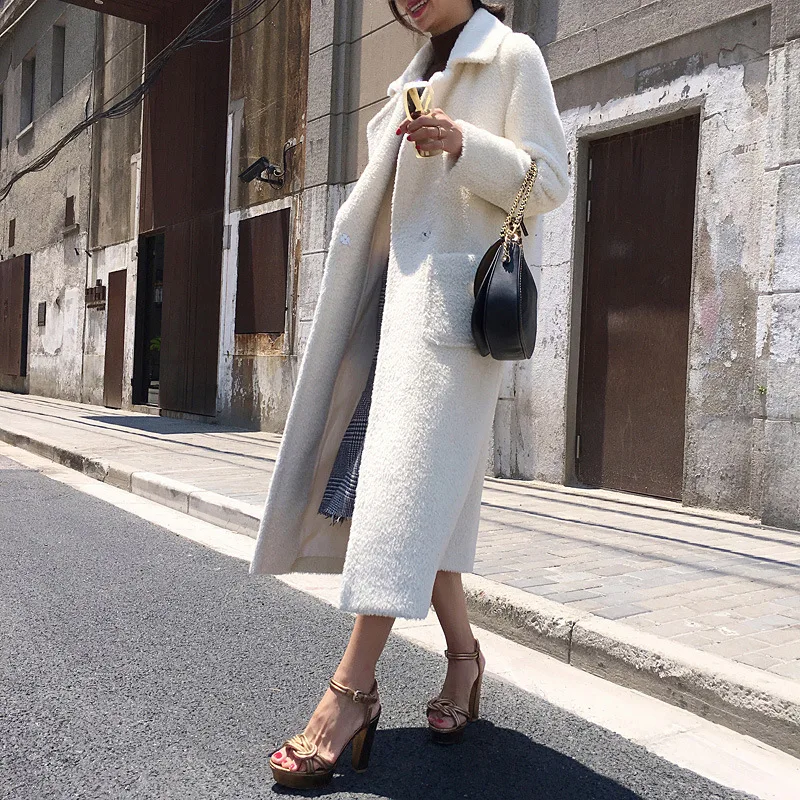 Шерстяное пальто из перуанской альпаки | Женская одежда