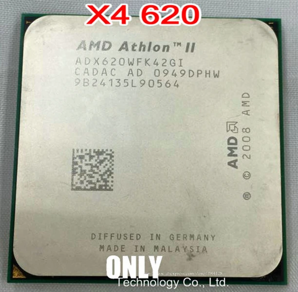 AMD Athlon II X4 620X620 Quad-Core AM3 938 Процессор работает должным образом настольный процессор