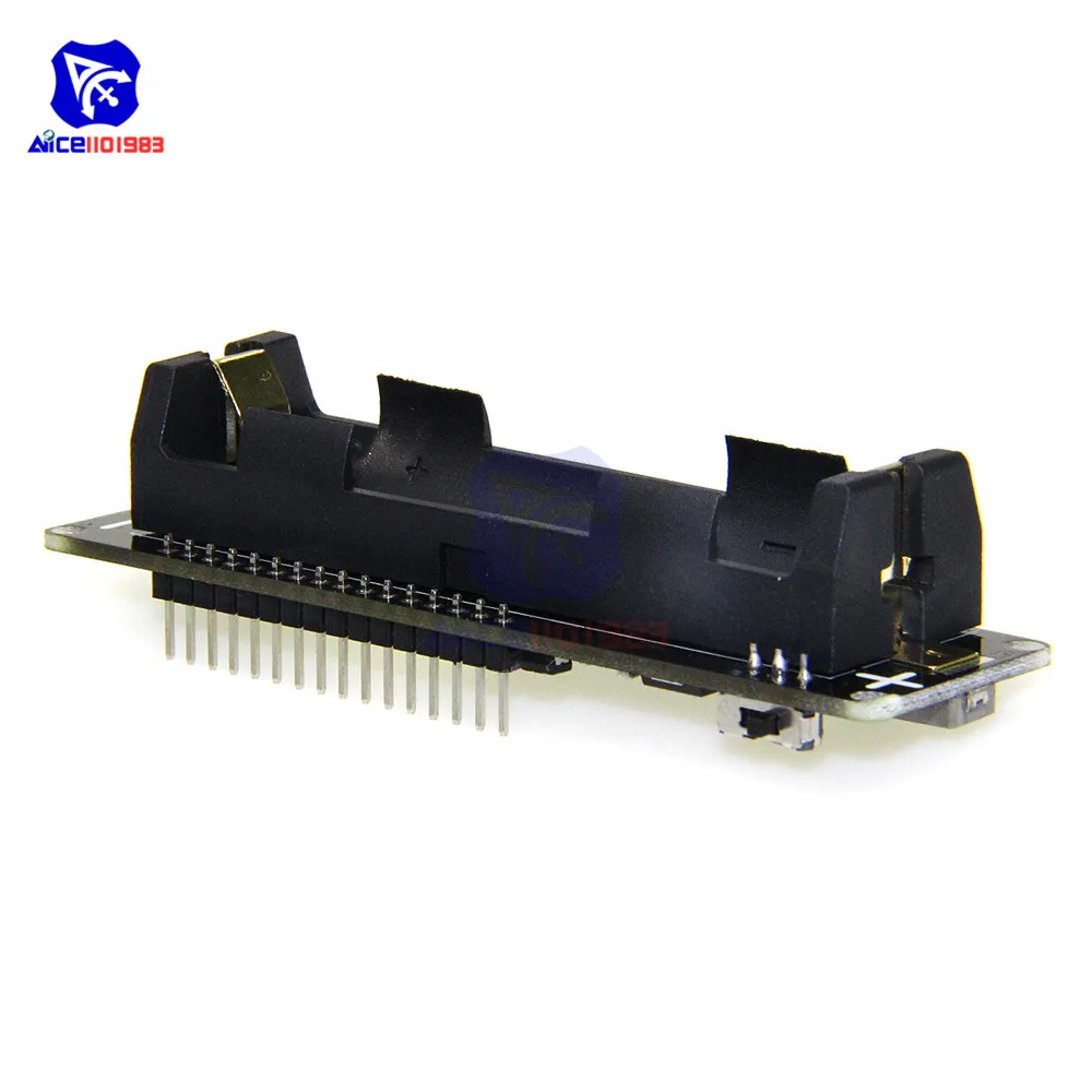 18650 чехол для батареи для WeMos D1 ESP8266 Мини WiFi беспроводной модуль NodeMcu макетная плата Esp-Wroom-02 1A PWM IEC для Arduino