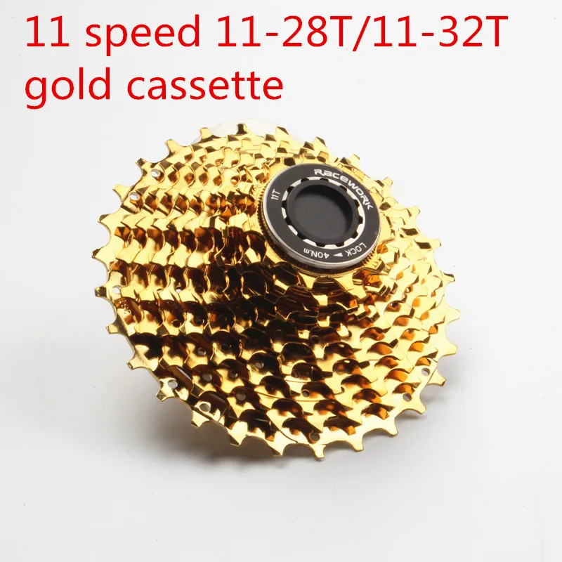 Велосипедная кассета 11 скоростей 28T 32T 34T совместима с sram золото серебро|Храповик