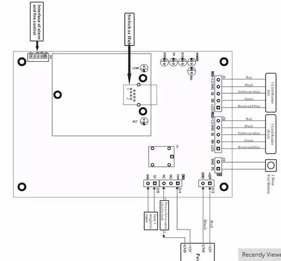 RFID плата контроля доступа TCP/IP кард ридер бесплатное английское программное