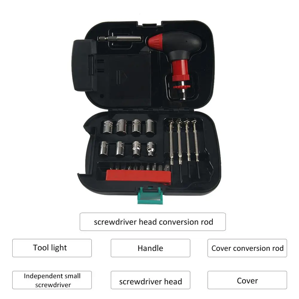 24 шт. аварийный многофункциональный инструмент для ремонта автомобиля торцевой