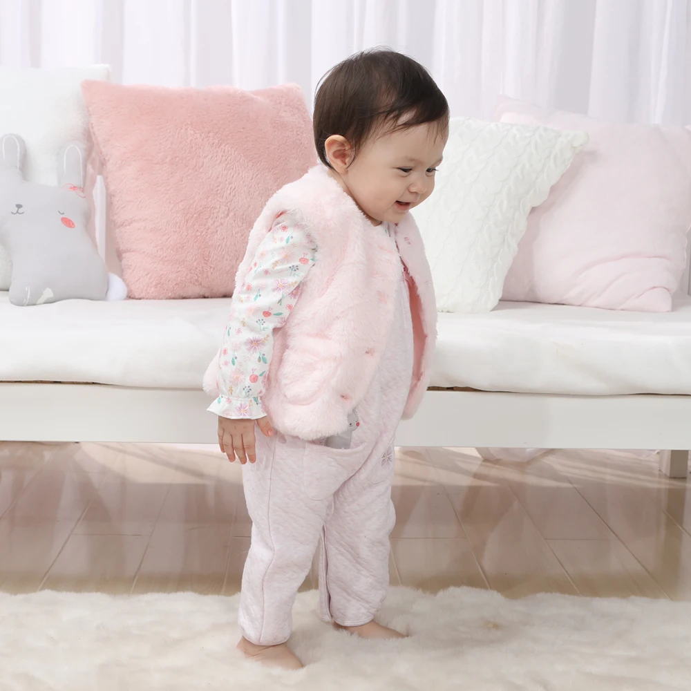 HG hilm/AW18 0027B 2018 г. осенне зимняя модная однотонная теплая детская одежда для