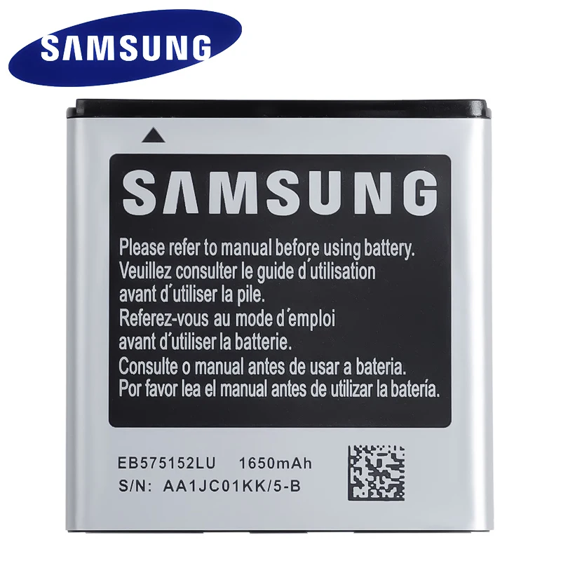 Оригинальный мобильный телефон SAMSUNG аккумулятор EB575152LU для Samsung Galaxy S I9000 i9001 I9003 I589