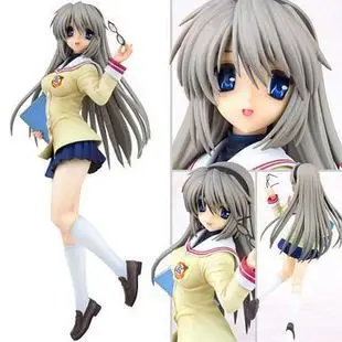 Аниме 25 см 4 Leaves CLANNAD Sakagami Tomoyo Униформа VER.1/6 ПВХ Фигурки игрушки модели