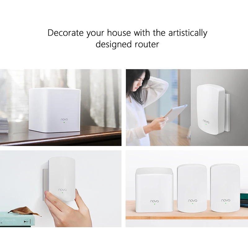 Tenda Nova MW5 беспроводной Wifi сетчатый роутер AC1200 двухдиапазонный 2 4 ГГц/5 0 ггц