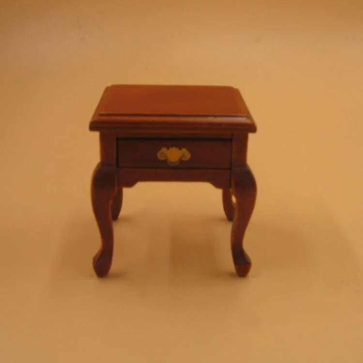 G08-X023 children gift Toy 1:12 Dollhouse mini Furniture Miniature rement white coffee table brown 1pcs | Игрушки и хобби