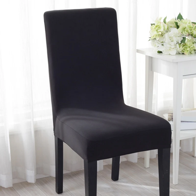 

4Pcs Chair Covers Spandex Stretch Dining Room Chair Slipcover for Weddings Banquet Hotel Modern Chair Covers Kitchen Chair Cover