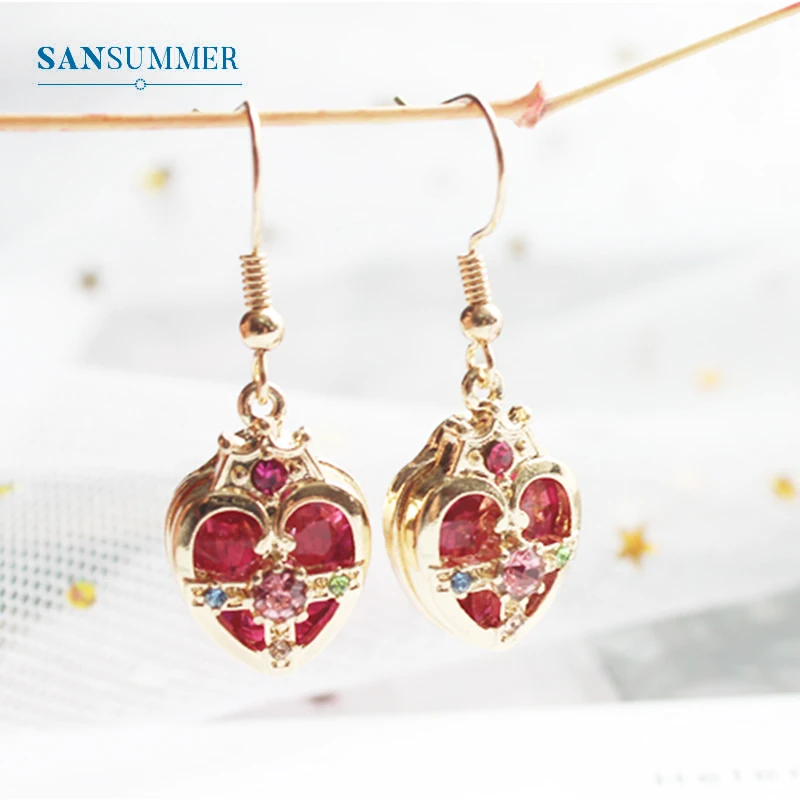 SANSUMMER 2020 новые элегантные женские серьги в форме сердца изысканные подарки на