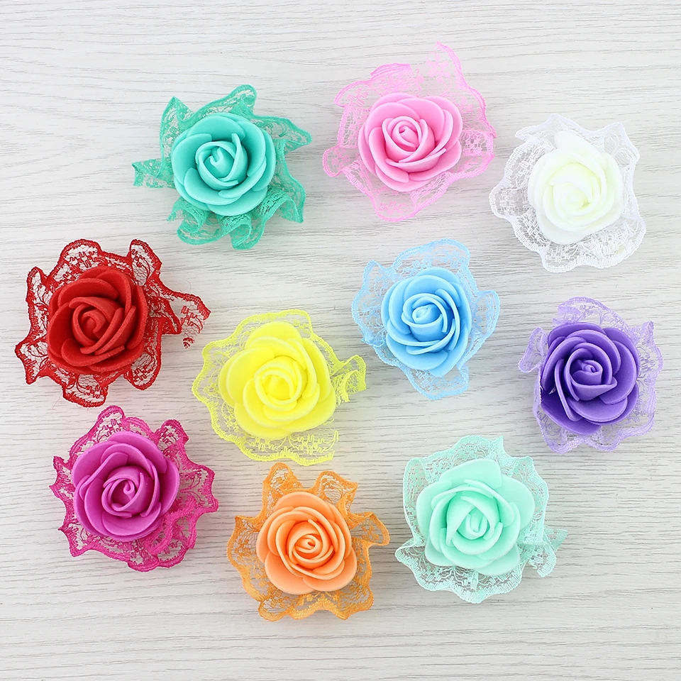 50 шт. искусственных поролоновых кружев искусственные головки россыпью для