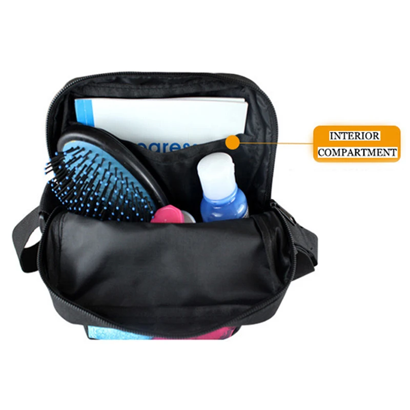 Cross Body Bag 3D Airplane Printing Messenger Bags for Men Women Hot Brand Small Ladies Mens Travel |