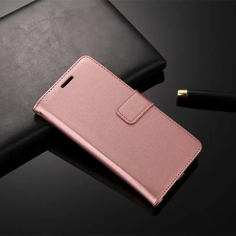 Кожаный флип-чехол для Xiaomi Redmi5A 5A, Роскошный кошелек, держатель для карт, подставка, чехол для телефона, чехол для Redmi 5 A 5,", Мягкая силиконовая задняя крышка - Цвет: Rose Gold