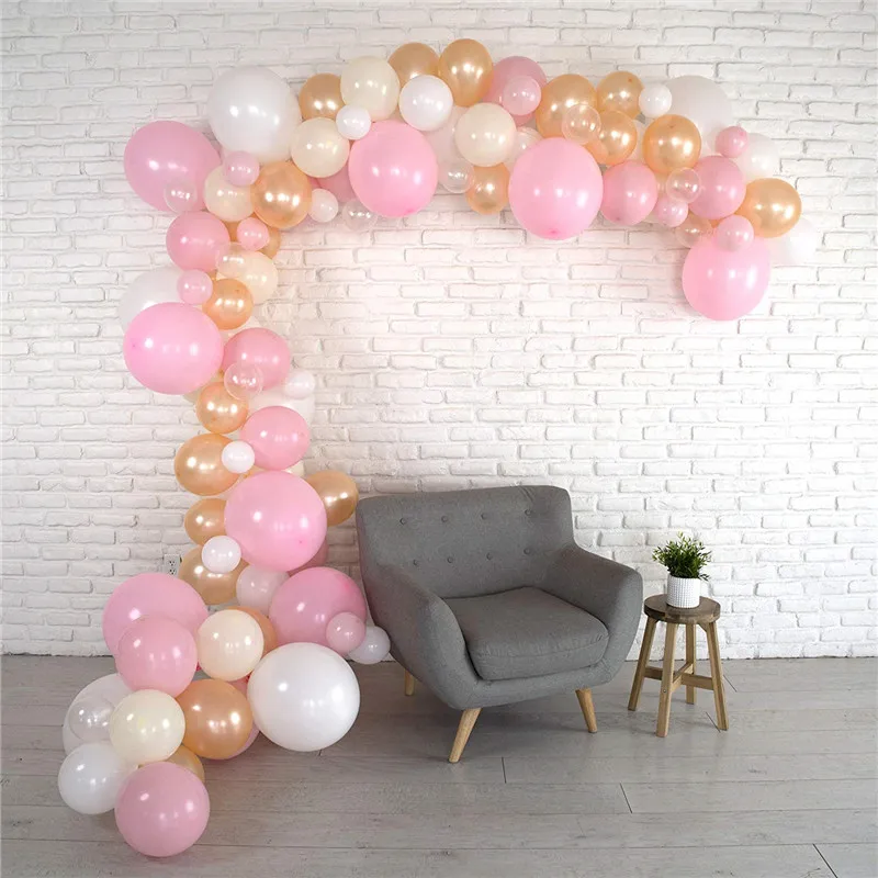 100 шт Шар АРКА гирлянда Зеленый Черный латексные воздушные шарики для гелия