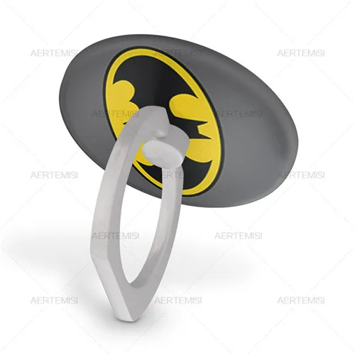 Batman Icon Aertemisi палец держатель телефонного звонка стенд и сцепление для смартфонов планшеты Аквамен Бэтмен Зеленая Стрела чудо женщина - Цвет: Batman Icon