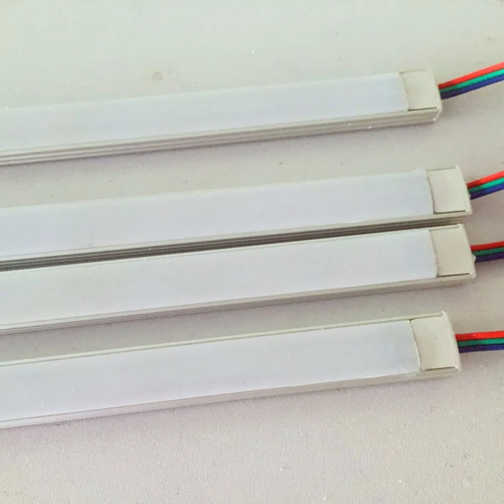 Адресуемых rgb полный цвет 1 м DC5V WS2812B светодиодный жесткий стержень, 32 пикс./м; с молочной оболочкой