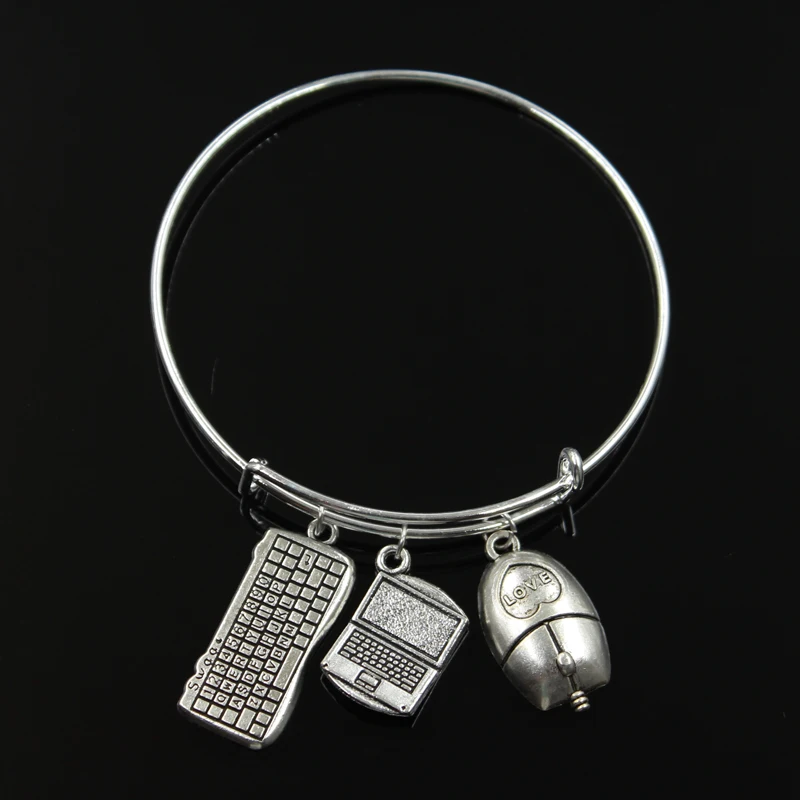 Дропшиппинг браслет для ноутбука компьютера мыши клавиатуры серебряного цвета с