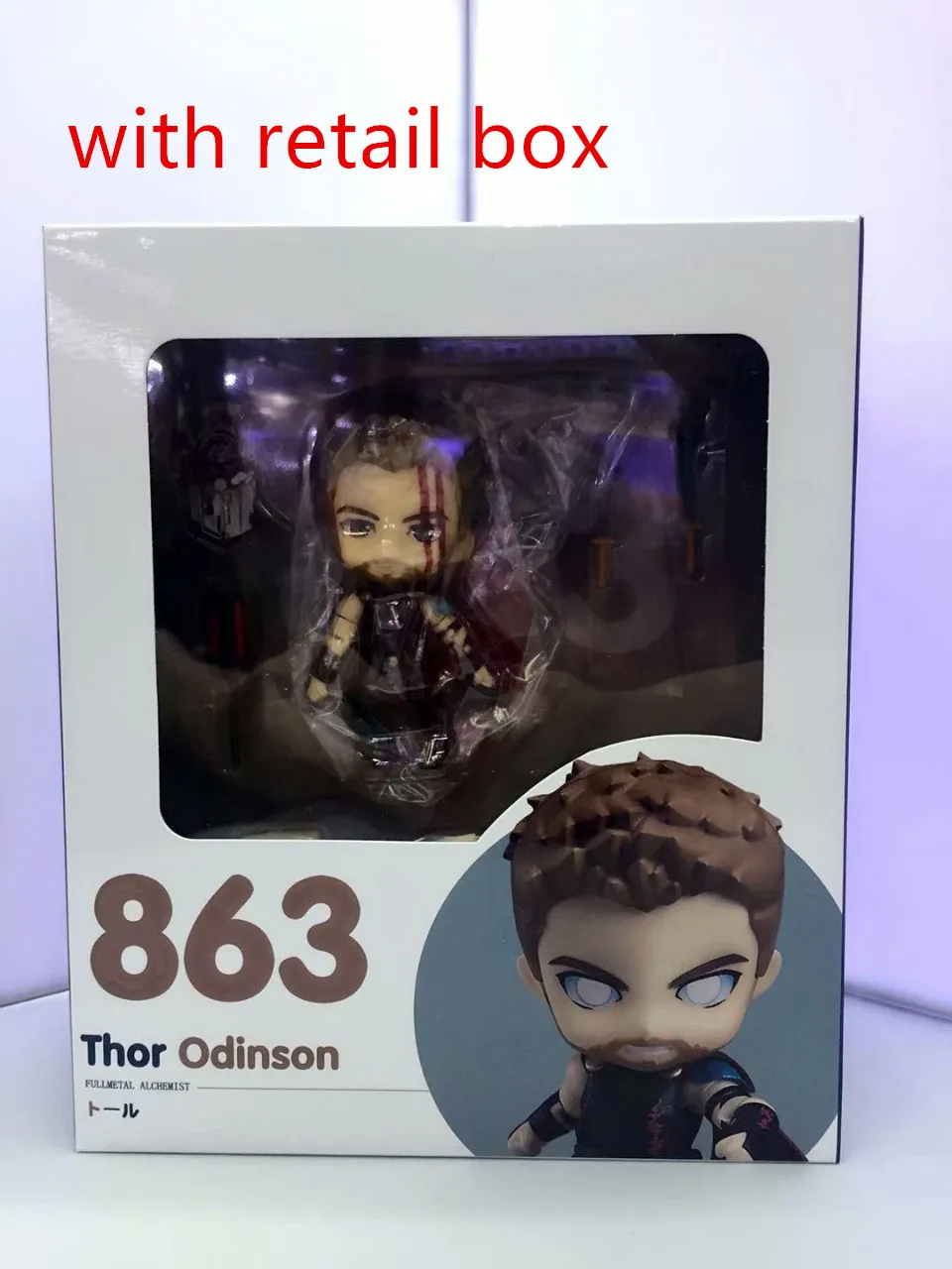 Фиолетовый Мстители 4 эндгейм Nendoroid Железный человек Локи Тор Капитан Америка Фигурки игрушки Аниме Avangers эндгейм супер герой Nendoroid - Цвет: Фиолетовый
