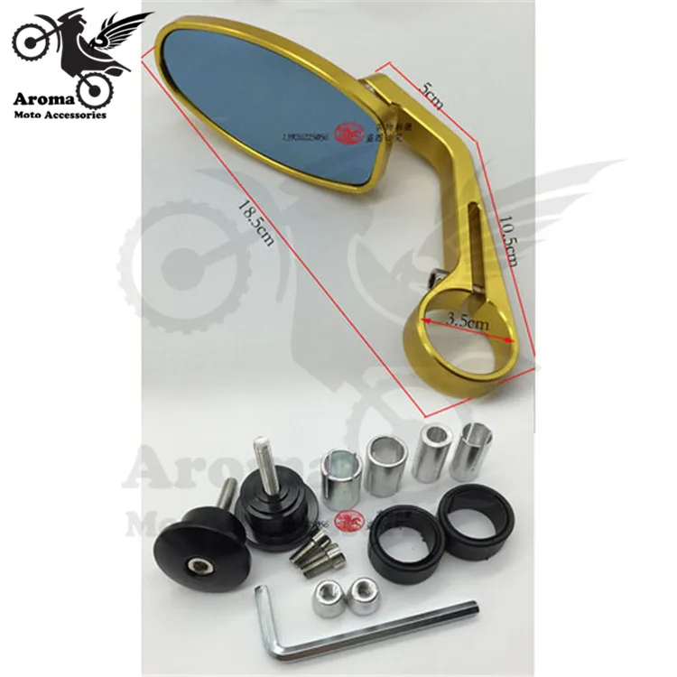 

5 Colors Available motorcycle rearview mirrors universal motorbike Professional modification accessories moto handlebar mirrors