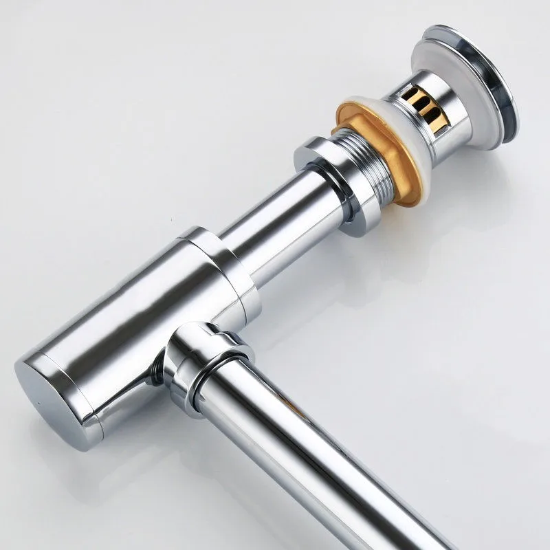 Высокое качество твердая латунь хром Ванная комната кран для раковины выводной