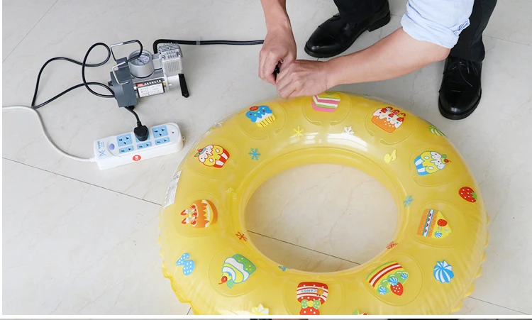 220 В Бытовой Воздушный компрессор Портативный надувной насос для баскетбола