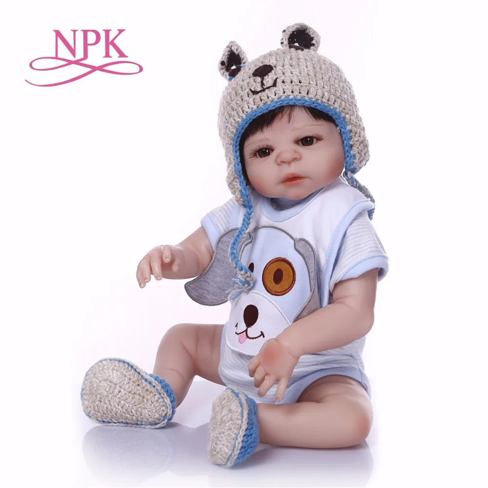 

57 см Силиконовая Кукла Reborn boy, Реалистичная кукла 23 дюйма для новорожденных bebe menino boneca, куклы reborn, игрушки в подарок