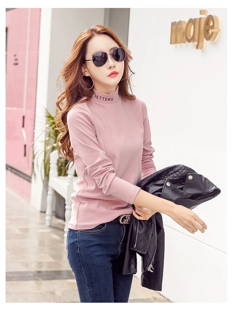 BOBOKATEER футболка с длинным рукавом женская футболка модная футболка femme haut poleras de mujer moda размера плюс футболка Женские топы