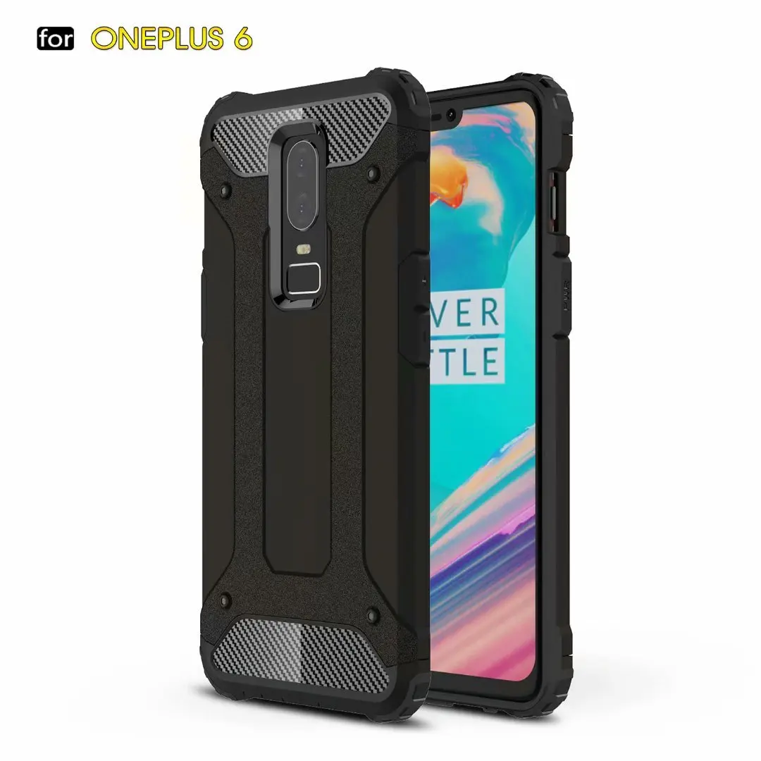 Противоударный чехол s для oneplus 6, чехол, двухслойный Гибридный бронированный Жесткий Чехол для One Plus 6T 1+ 6 oneplus 6 6 T, чехол Funda