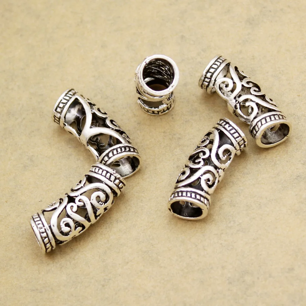 5x норвежский викинг Swirl Bead Rasta Dreadlocks коса головы волос платье клип булавки аксессуары Рождественский подарок повязка на голову головной убор