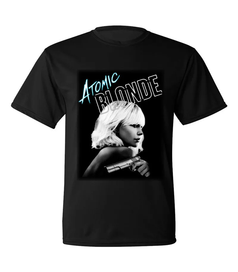 Дешевые футболки Graphic CREW шеи короткий рукав атомной блондинка мужские