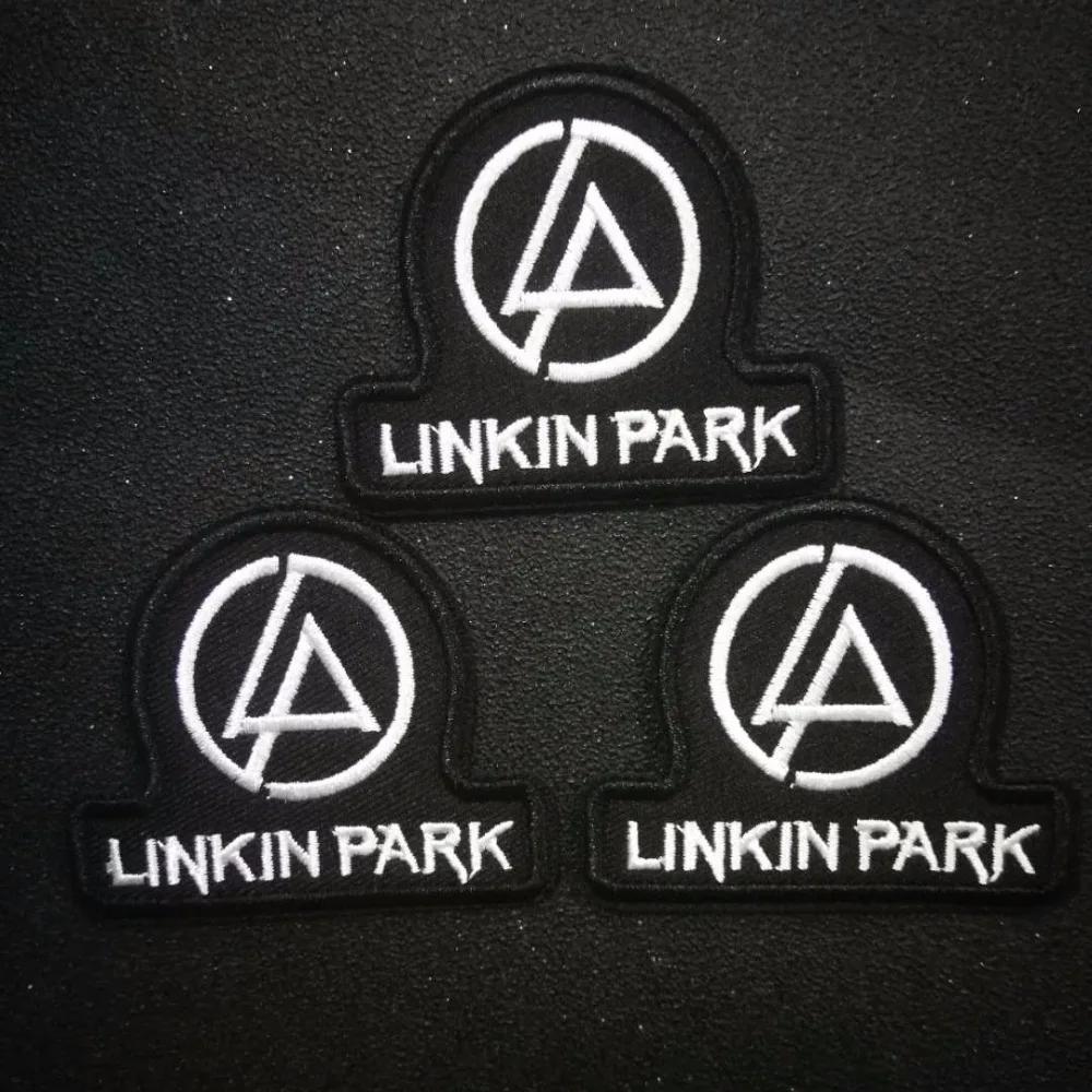 LINKIN Park Железный патч для поддержки куртки, панк мотоцикл вышивка Скелет Байкерский значок патч аксессуары для одежды