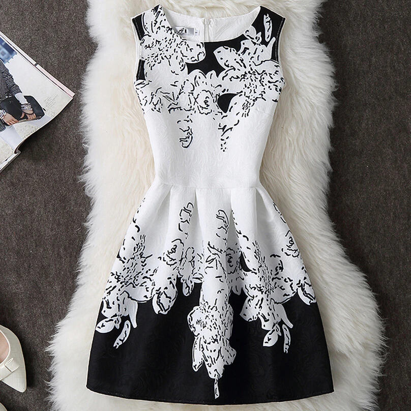 Темперамент жаккардовые летом без рукавов Белый с принтом бабочки показать