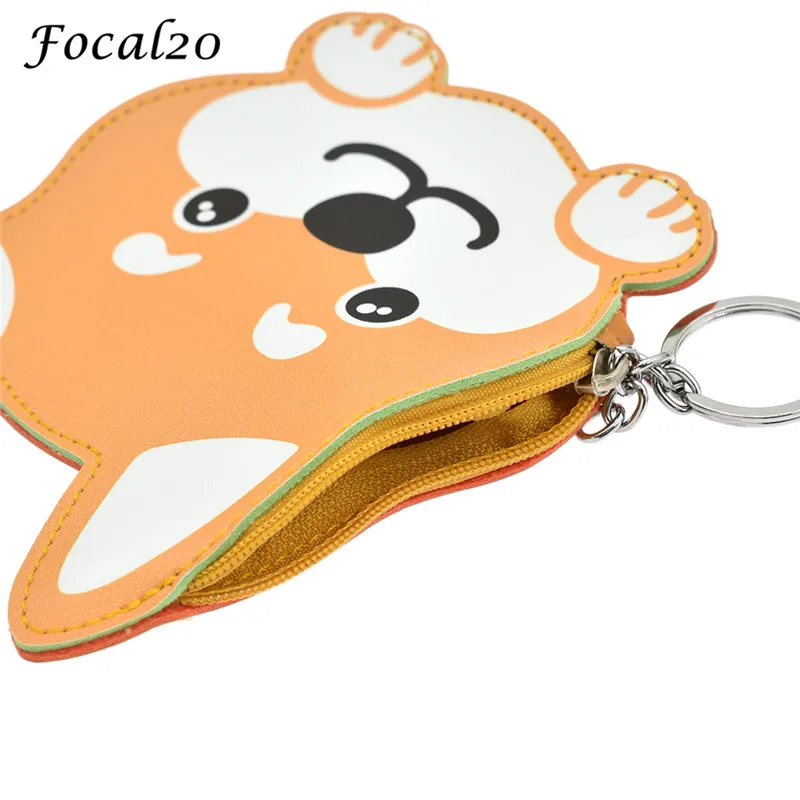 Focal20 Мода из искусственной кожи Для женщин портмоне нулевой кошелек панда молния